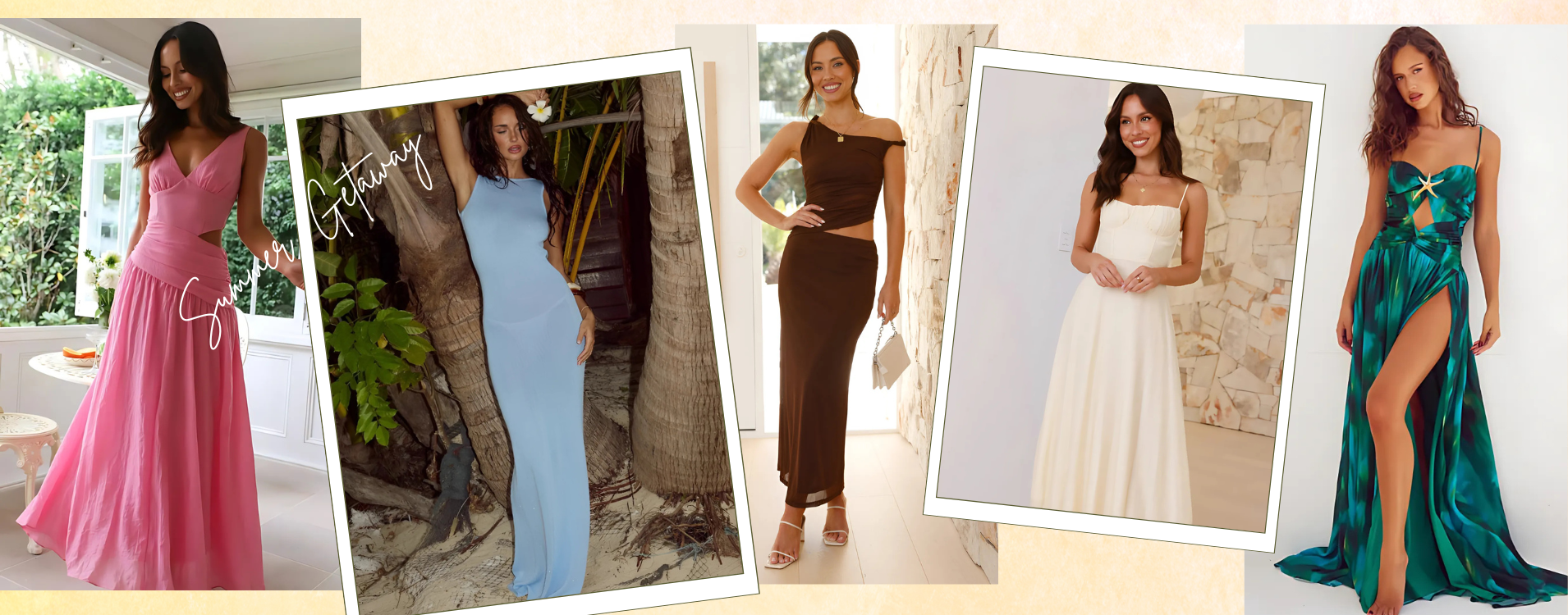 Miakee Summer Collection banner showcasing vibrant seasonal styles with bold typography and chic fashion imagery
